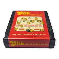 Glib Video Word Game Atari 2600 Cartridge Qualtronic Devices 1983 Vintage Retro