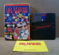 Dr. Mario (1990 Nintendo NES) ~ Complete – Game, Box, Manual