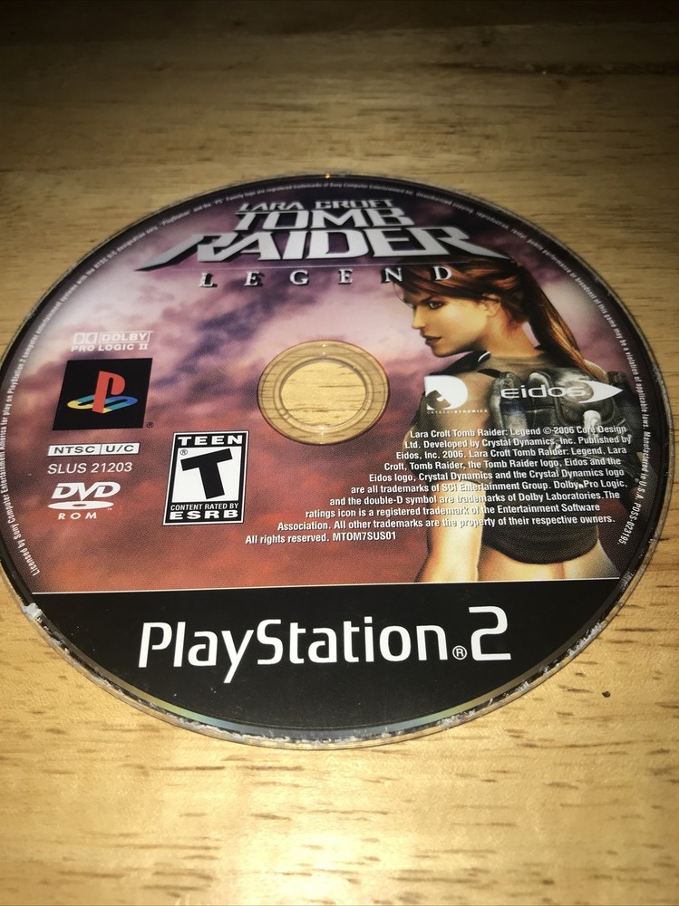 Lara Croft: Tomb Raider — Legend (Sony PlayStation 2, 2006) Working Game Only
