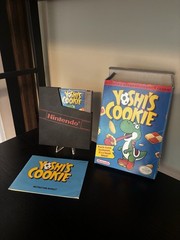 Yoshi’s Cookie Nintendo Nes Complete CIB Excellent Condition Authentic