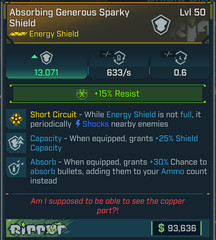 Borderlands 4 • Legendary • Generous Sparky Shield Corr • Lvl 50 • PS PC XB