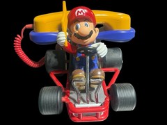 Vintage Nintendo Super Mario Kart Telephone Tested Working Mario Go-Kart Phone