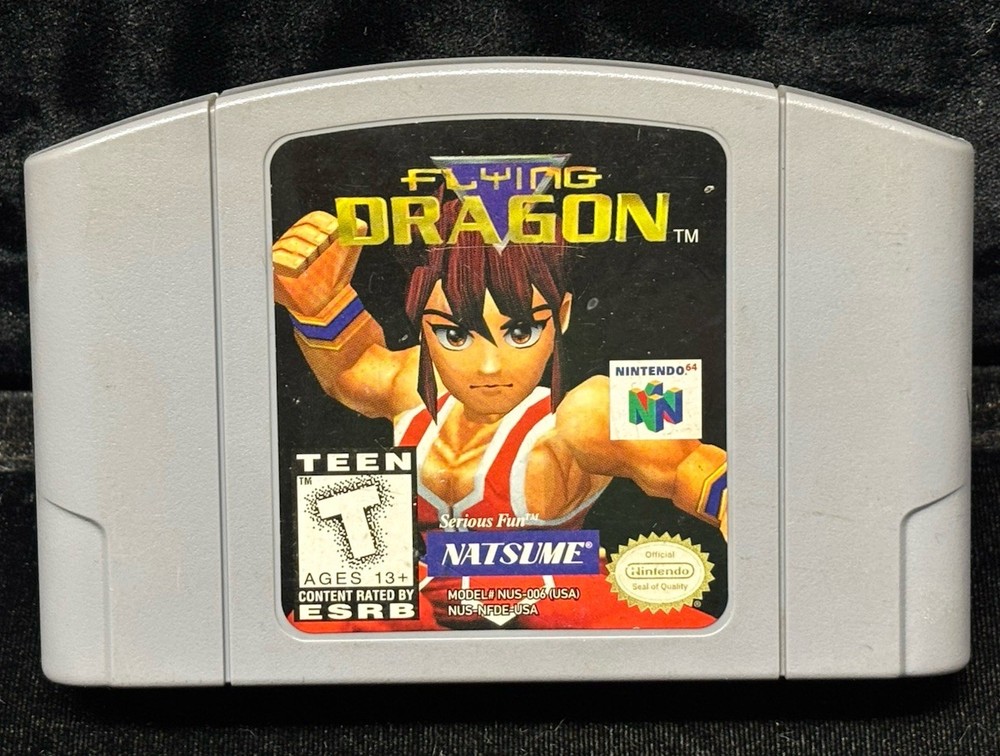 Vintage Flying Dragon Nintendo 64 N64 Authentic Game Cartridge Only Tested Works