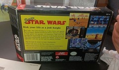 STAR WARS “SUPER”(1991) SNES COMPLETE IN BOX-EXCELLENT! PLAYS!RARE LARGE INSERT!