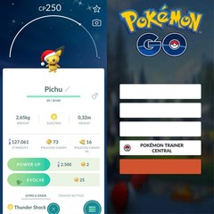 Pokémon Go | Shiny Pichu with Santa Hat Costume ✨ Mini PTC 80k Stardusts