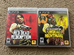 RED DEAD REDEMPTION & UNDEAD NIGHTMARE LOT PS3 PLAYSTATION ROCKSTAR GAMES