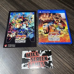 99 Vidas PlayStation PS Vita Strictly Limited + Post Card Brand New + Sealed
