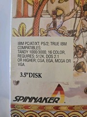 NEW Sealed Sargon 4 Chess Spinnaker IBM PC/AT/XT; PS/2 3.5 disk
