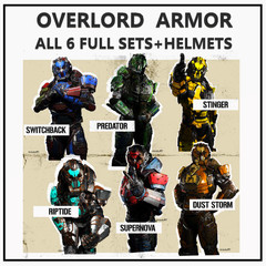 STAR CITIZEN – OVERLORD ARMOR SET & HELMETS