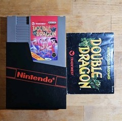 Double Dragon NES Martial Arts Fighting Action Adventure W/ Manual & Sleeve