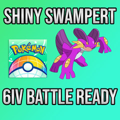 ✨6IV SHINY Swampert Battle Ready🚀 POKEMON HOME✨Pokemon Champions✨
