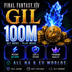 FFXIV Gil Final Fantasy 14 Gil ⭐5% Bonus ⭐ 100M Gil ⭐FF14 Gil | NA & EU