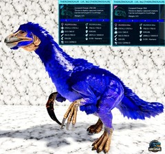 🦖ARK Survival Ascended Therizinosaurus Top Stats PVE PS5/XBOX/PC