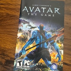 James Cameron’s Avatar The Game PC DVD-ROM Ubisoft 2009 with 2 Mattel i-Tags