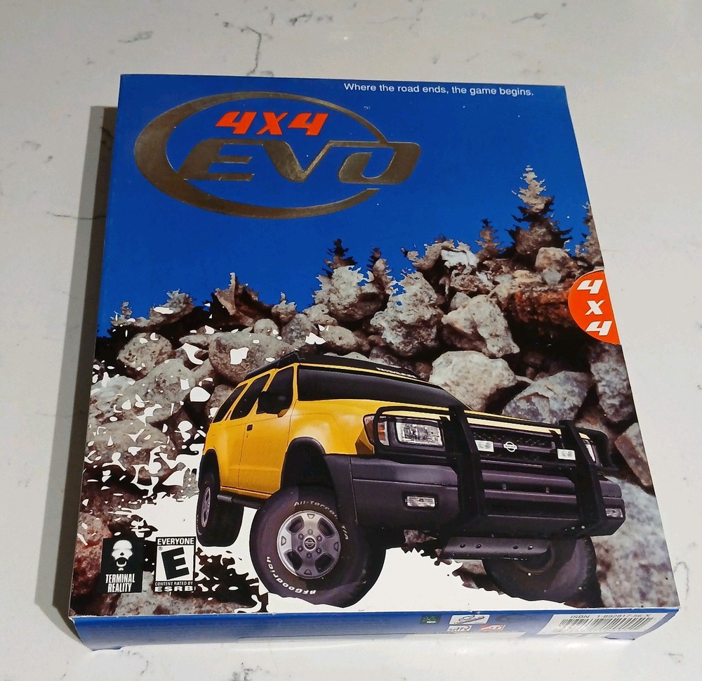 4X4 EVO (Evolution) – Mac CD-ROM – Rare NEW sealed Large Retail Box
