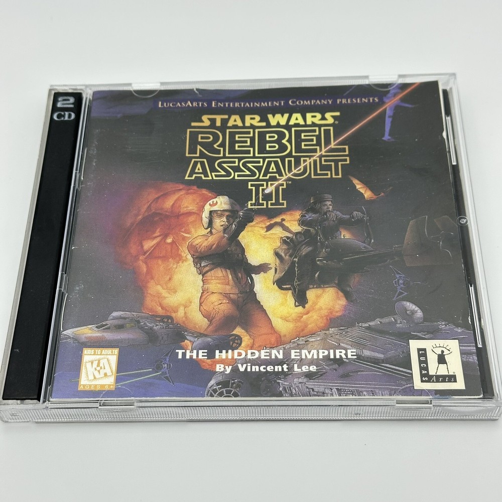 Star Wars Rebel Assault II The Hidden Empire 1995 PC Game CD ROM