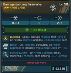 Borderlands 4 • Legendary Shields • Barrage Firewerks Corr • Lvl 50 • PS PC XB