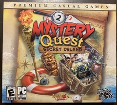 Mystery Quest Secret Island Windows XP PC Computer CD Casual Puzzle Game