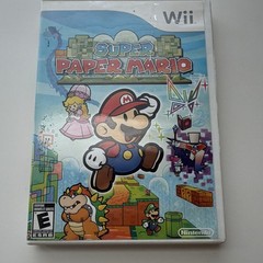 Nintendo Super Paper Mario Wii Disc w/ Case + Manual WORKS