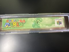 Super Mario 64 Original Version Nintendo 64 N64 Complete In Box Graded PSA 9.4
