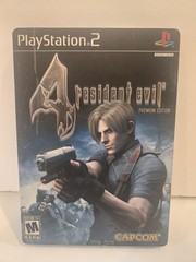 Resident Evil 4 Premium Edition Steelbook PS2 Game / Manual / Guide / Bonus DVD