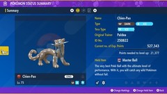 ✨ SHINY TREASURES OF RUIN ✨ for Pokemon Scarlet Violet + Home!