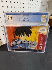 Mega Man 64 (Nintendo 64, 2001) CGC 9.2 A+ Sealed Rare Capcom N64 Game