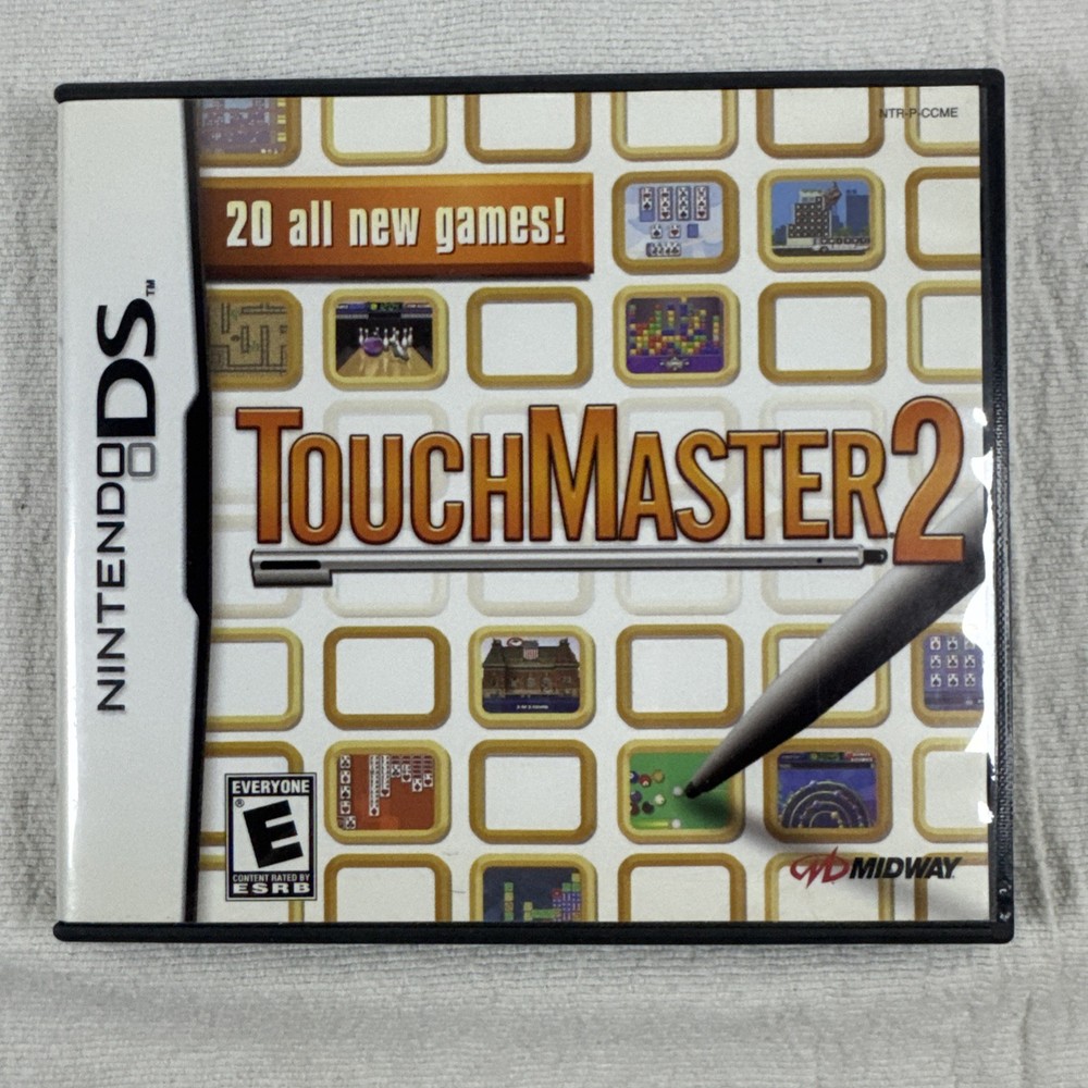 Touchmaster 2 Nintendo DS Authentic Mint Game In Original Case!