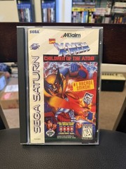 X-Men: Children of the Atom (Sega Saturn, 1996), CIB, Good Condition!
