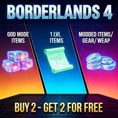 BORDERLANDS 4✨WEAPONS MODDED LEVEL 1 ONE GEAR MODDED ✴️ GODMODE ✅PC-STEAM-XBOX