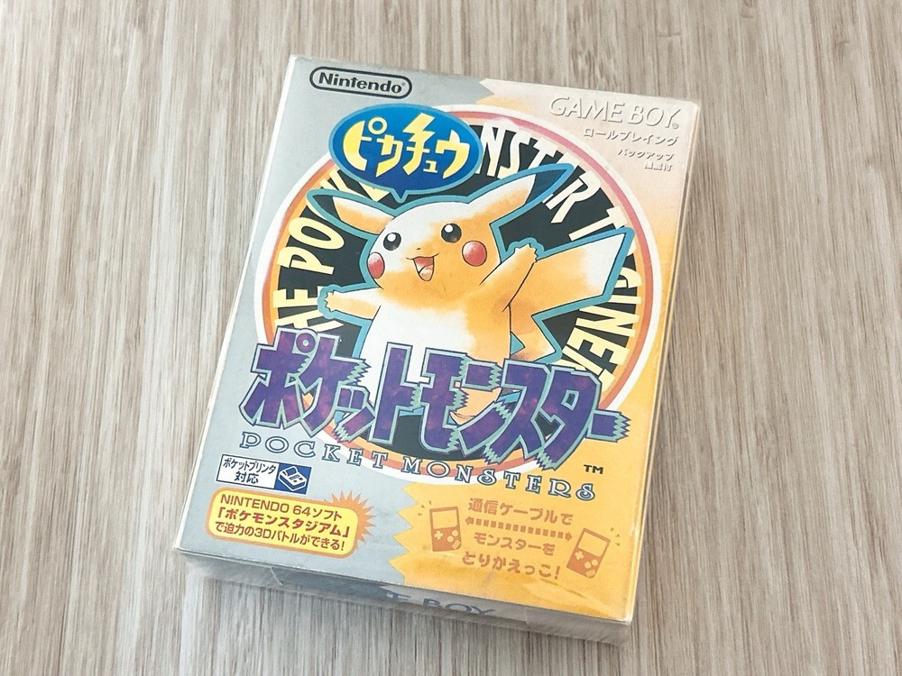 Pokemon Yellow Nintendo Gameboy Complete in Box CIB Japanese New Battery GB