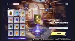 Gold Batman Sprite – Battle Royale Message First