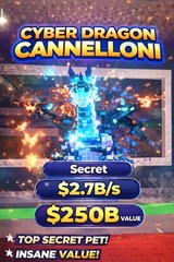 Steal A Brainrot SAB | Cyber Dragon Cannelloni 2.7B/s | | Fast Delivery