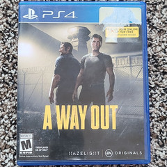 Electronic Arts A Way Out PS4 w/ Case Co-Op Online Multiplayer M NTSC-U/C 2018