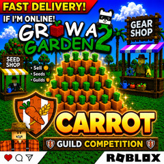 🪴Grow a Garden 2 | Carrot Seed | GUILD COMPETITION | GAG2 Fast & Easy