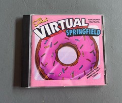 THE SIMPSONS VIRTUAL SPRINGFIELD WINDOWS 95 PC CD-ROM COMPLETE VG