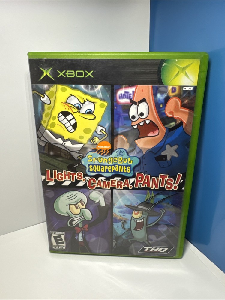 SpongeBob SquarePants: Lights, Camera, Pants original Xbox (rare)