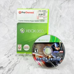 Captain America: Super Soldier (Microsoft Xbox 360, 2011) Game and Case Tested