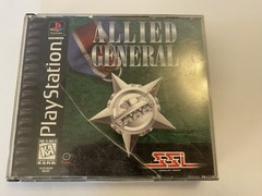 Allied General (Sony PlayStation 1, 1996) CiB Complete Reg Card Tested /Working