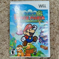 Super Paper Mario Wii PREOWNED COMPLETE CIB