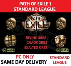 PATH OF EXILE 1 STANDARD LEAGUE POE ✅ PC ✅ DIVINE ORB