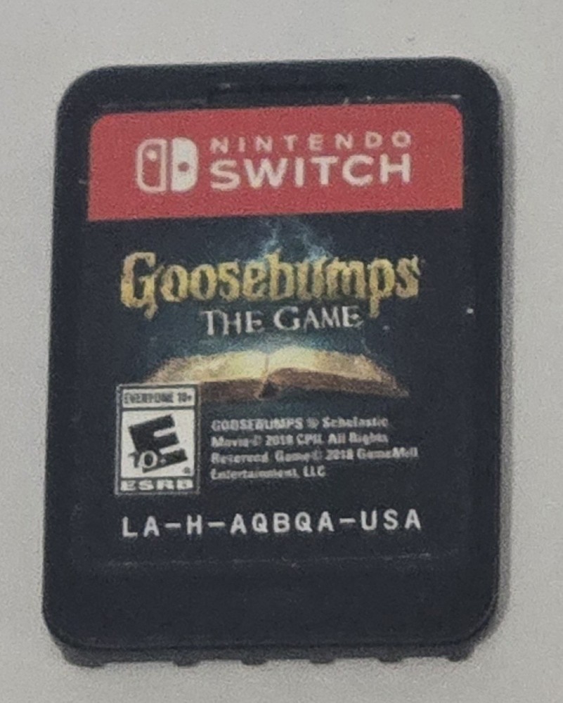 Goosebumps The Game – Nintendo Switch Cartridge Only – Tested