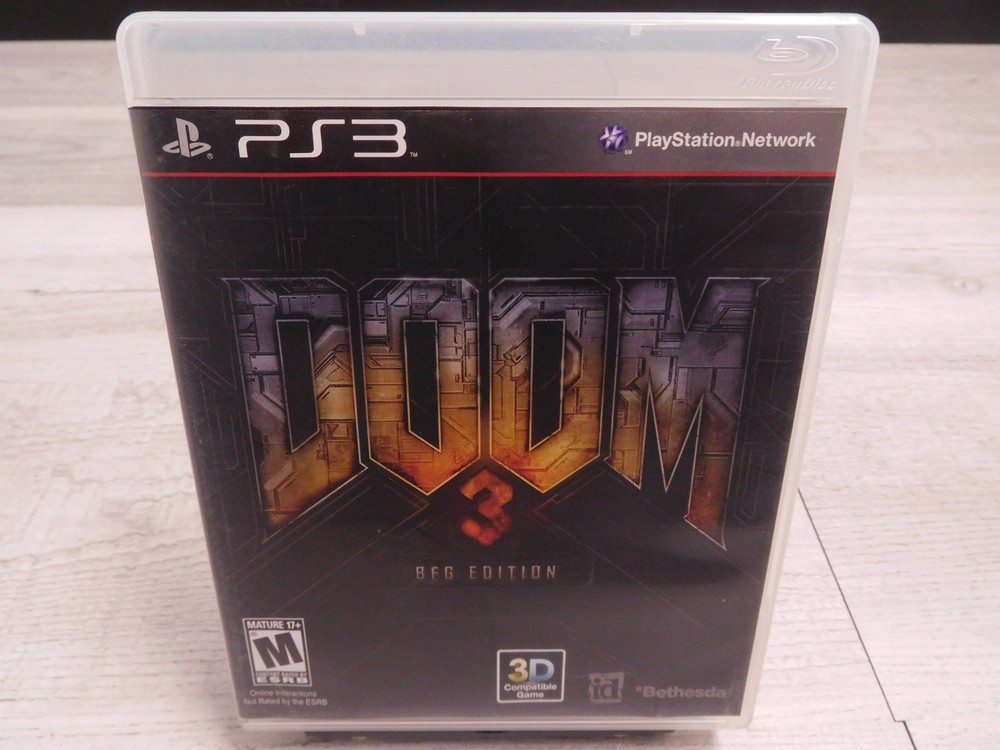 Doom 3 BFG Edition 2012 Sony Playstation 3 PS3 CIB Complete Video Game