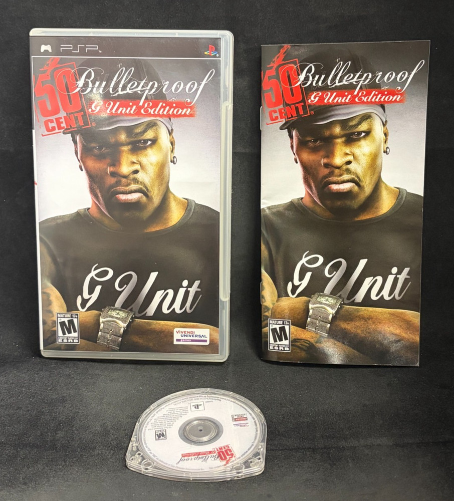 50 Cent Bulletproof: G Unit Edition (Sony PSP) Complete CIB Tested