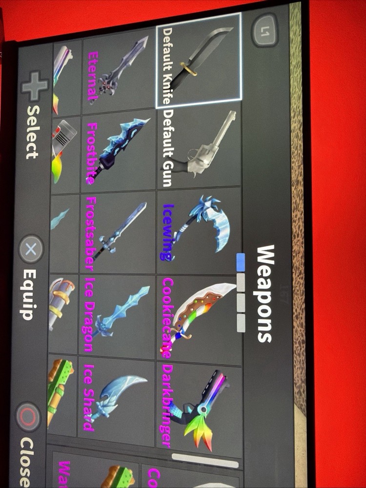 Murder Mystery 2 Multiplayer weapons(everything in the pics u get)