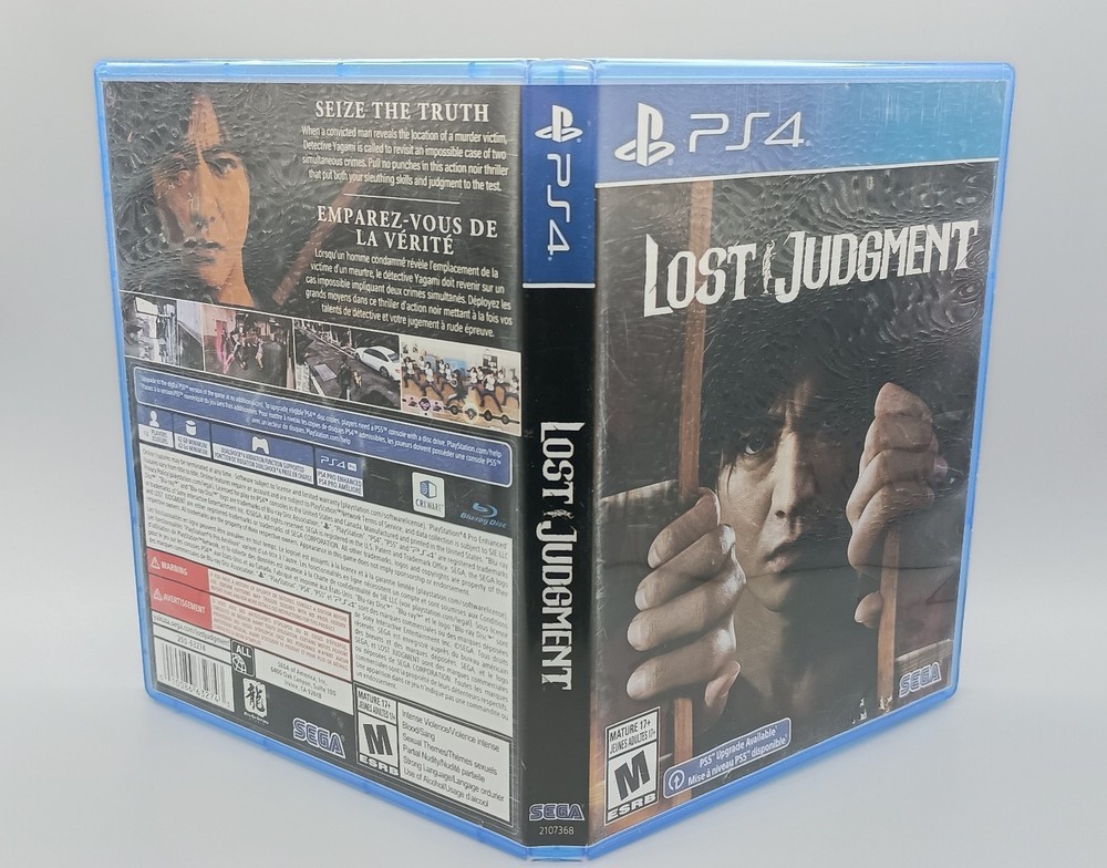 SEGA Lost Judgment (Judgment Series) PS4 PlayStation 4 Tested