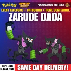 ZARUDE DADA ⭐️ JUNGLE EVENT EXCLUSIVE ⭐️ UNTOUCHED ✨ Pokemon Scarlet And Violet