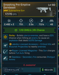 Borderlands 4 ⭐ DARKBEAST SMG⭐CORROSIVE ⭐JAKOBS⭐RIPPER⭐SHOTGUN AMMO