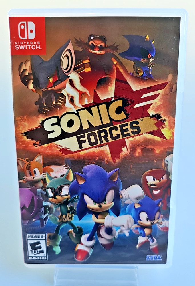 Sonic Forces : Bonus Edition (includes joycon skins) Nintendo Switch CLEAN WORKS