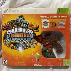 NEW OPENED Box Skylanders Giants Portal Owners Pack XBOX 360 W/ Figure & Game